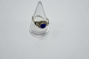 Bague Argent pierre lapis-lazuli