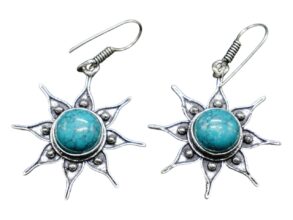 Boucles d’oreilles en Turquoise