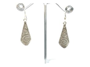 BOUCLES D’OREILLES ethniques en  argent