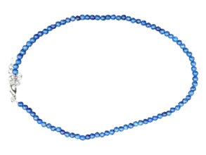 COLLIER pierres  4mm lapiZ-LAZULI