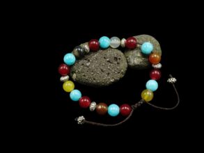 bracelets pierres naturelles AGATE multistone